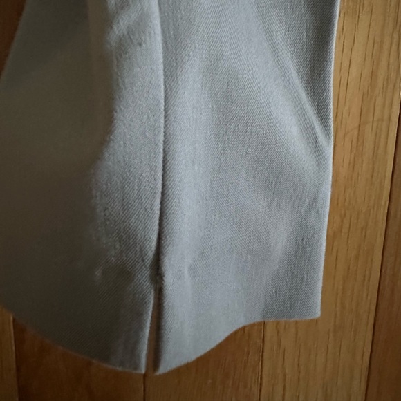 NWT Cynthia Rowley Pia Slim Crop cut straight thru hips.Clean front w/slit ankle - Picture 5 of 6